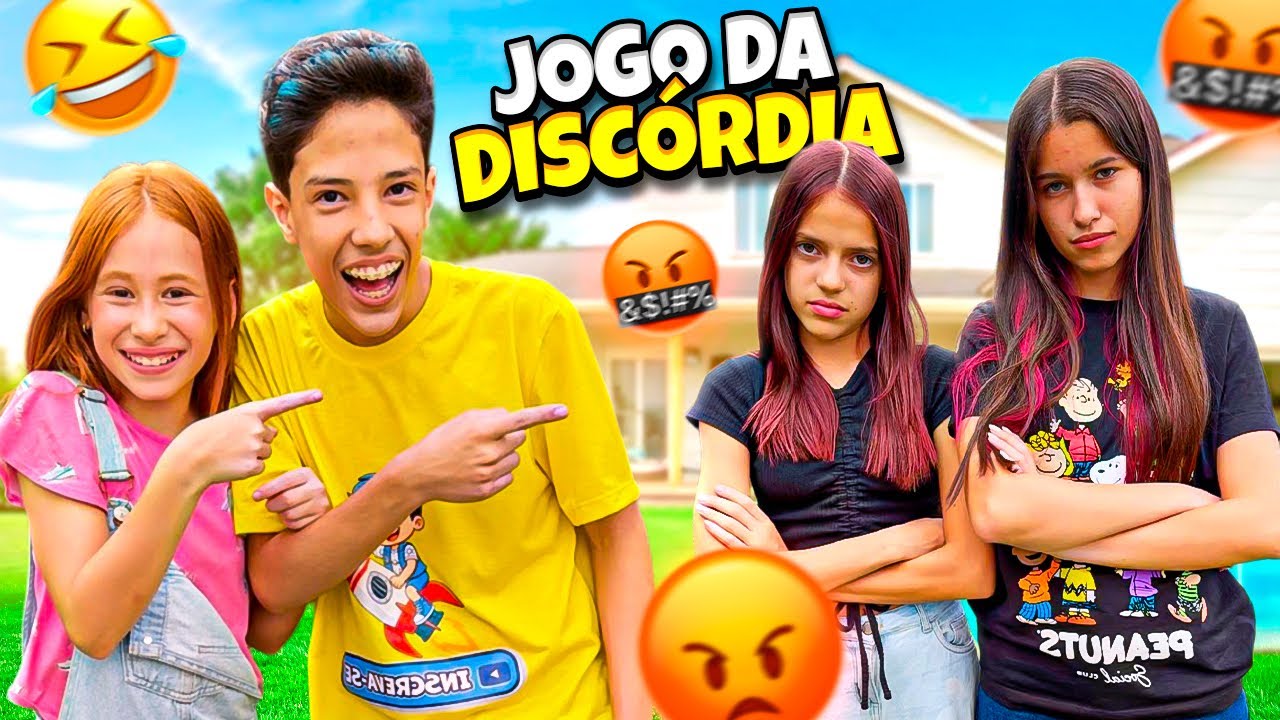 BRINCAMOS DE JOGO DA DISCÓRDIA E DEU MUITO RUIM! 