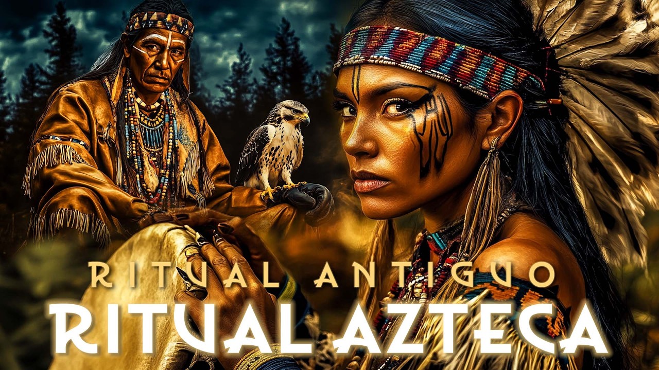 Ritual Azteca : Tambores chamánicos poderosos para curación | Sonidos antiguos de meditación 🌿
