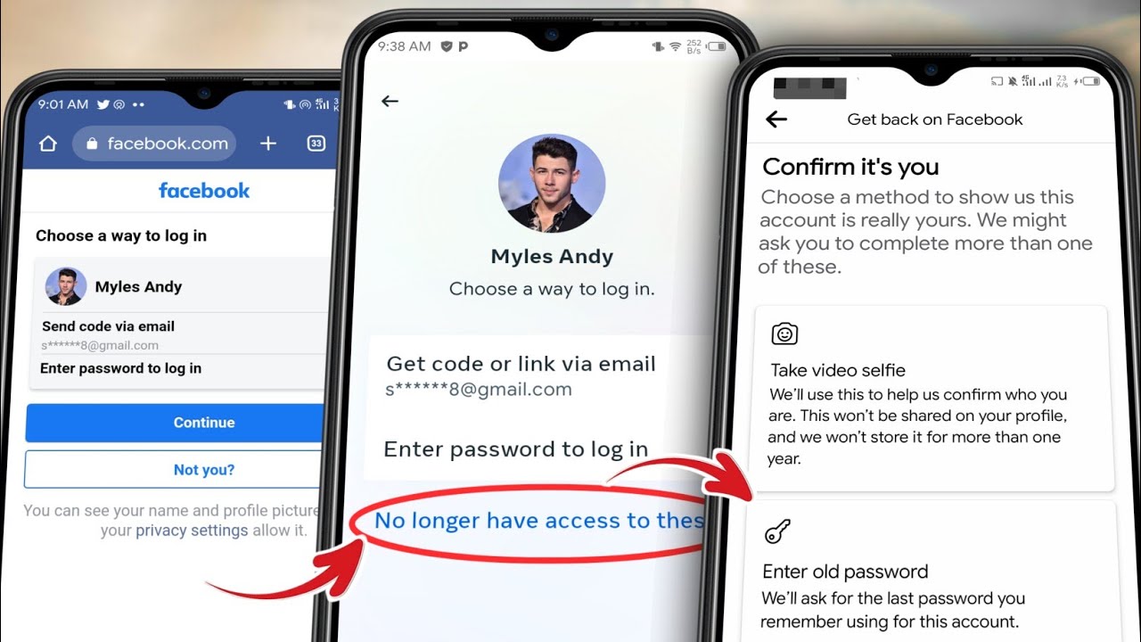Восстановление взломанного аккаунта Facebook Больше нет доступа к этим данным Не отображается