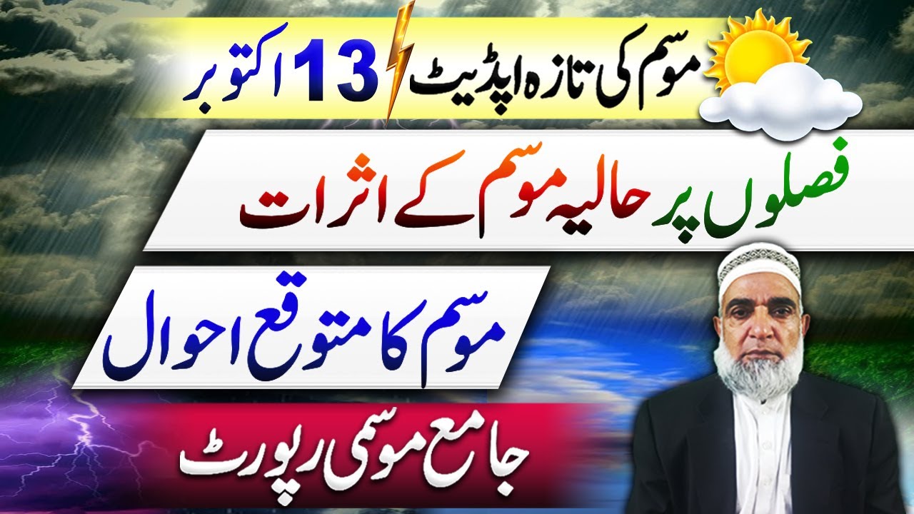 Weather Forecast for Next few days in Pakistan || Crop Reformer