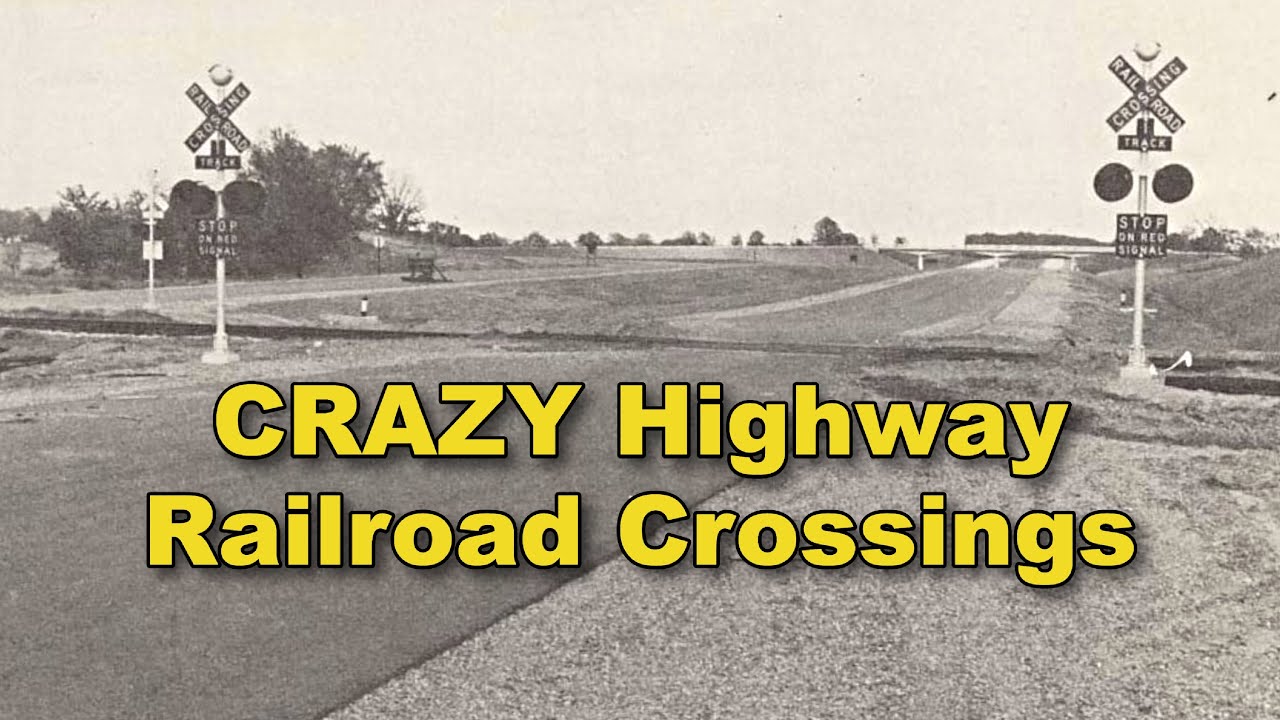Michigan's CRAZY Highway Railroad Crossings