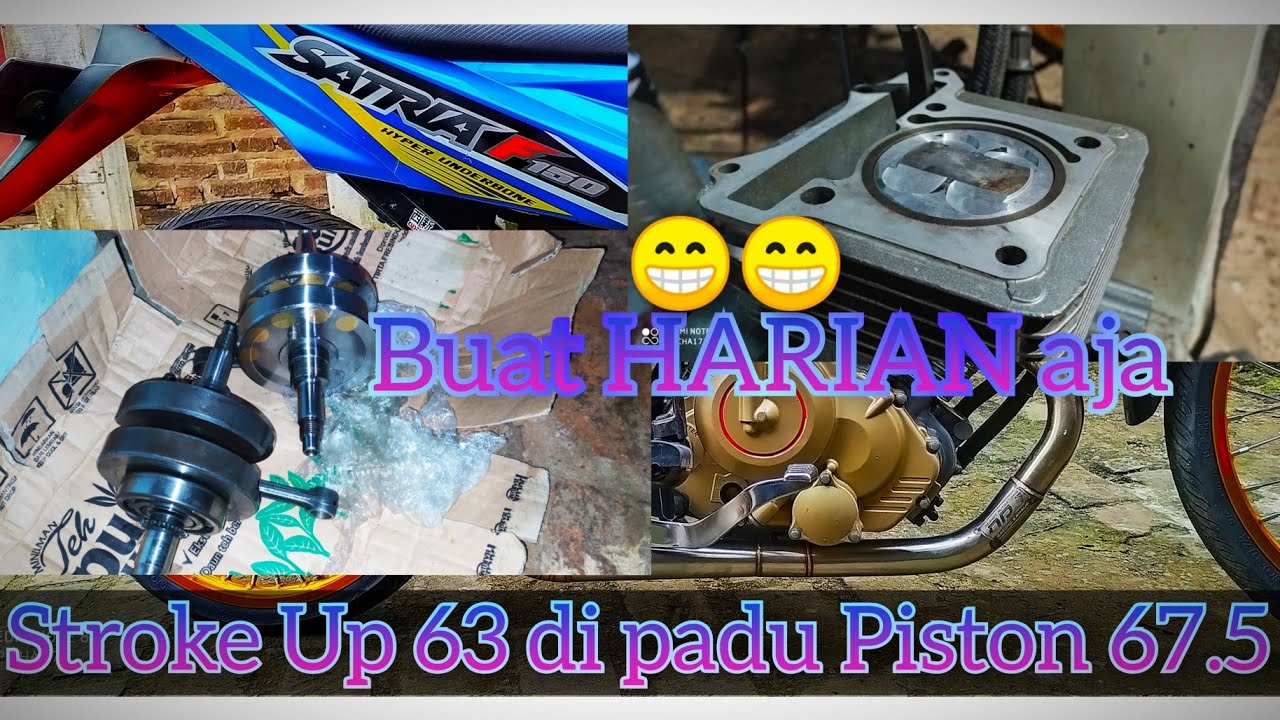 UPGRADE SATRIA FU 200 CC HARIAN JADI 225 CC HARIAN