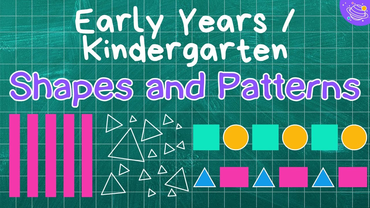 Fun with Patterns and Shapes for Kids! | Kindergarten Maths Lesson