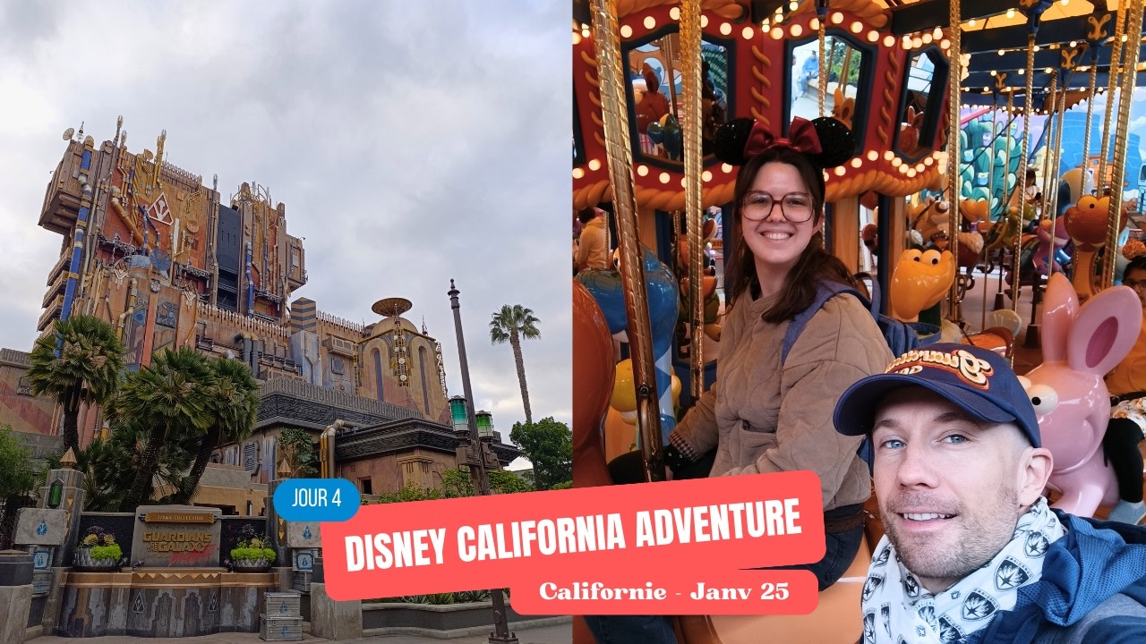 Jour 4 - Premier jour à DISNEY CALIFORNIA ADVENTURE 🐭🎡I CALIFORNIA VLOG I JANV 25
