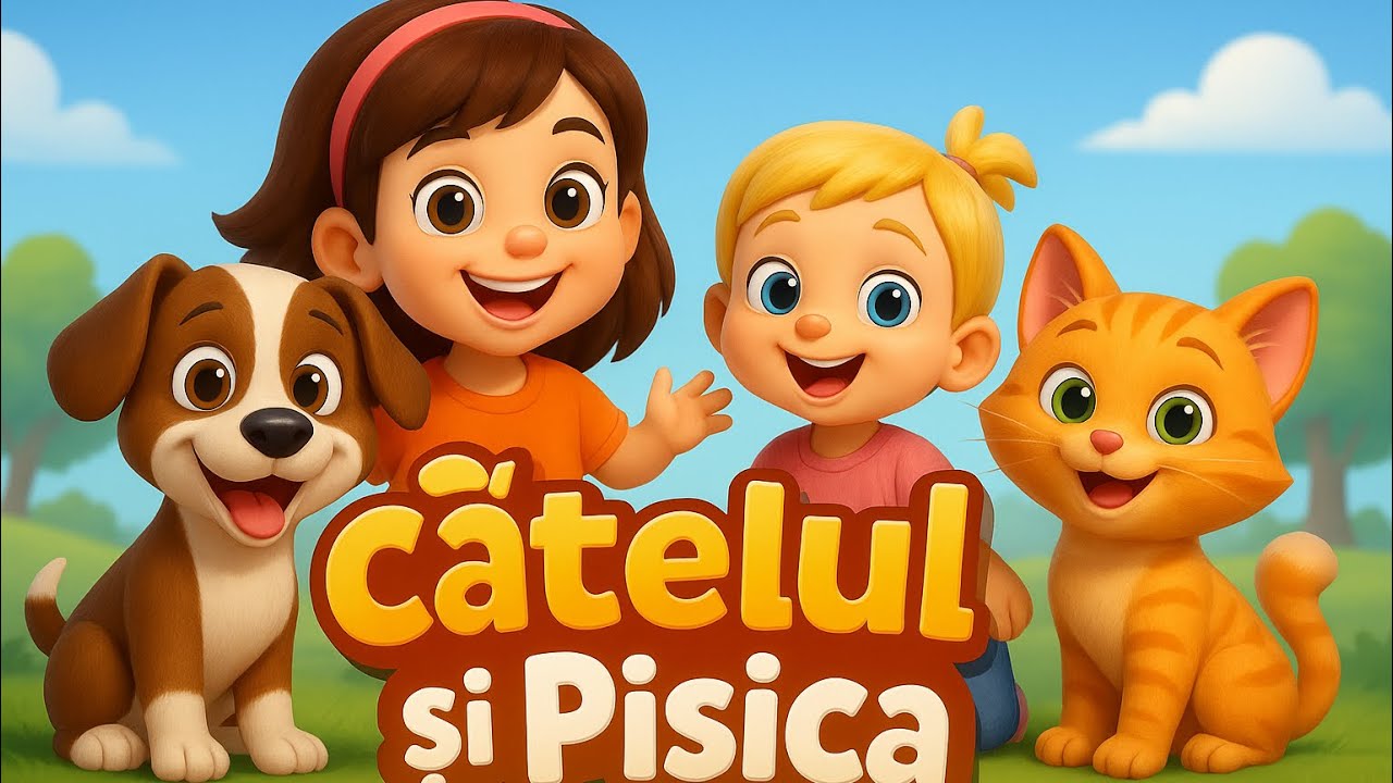 Ham-Ham și Miau-Miau &ndash; C&acirc;ntec Amuzant pentru Copii