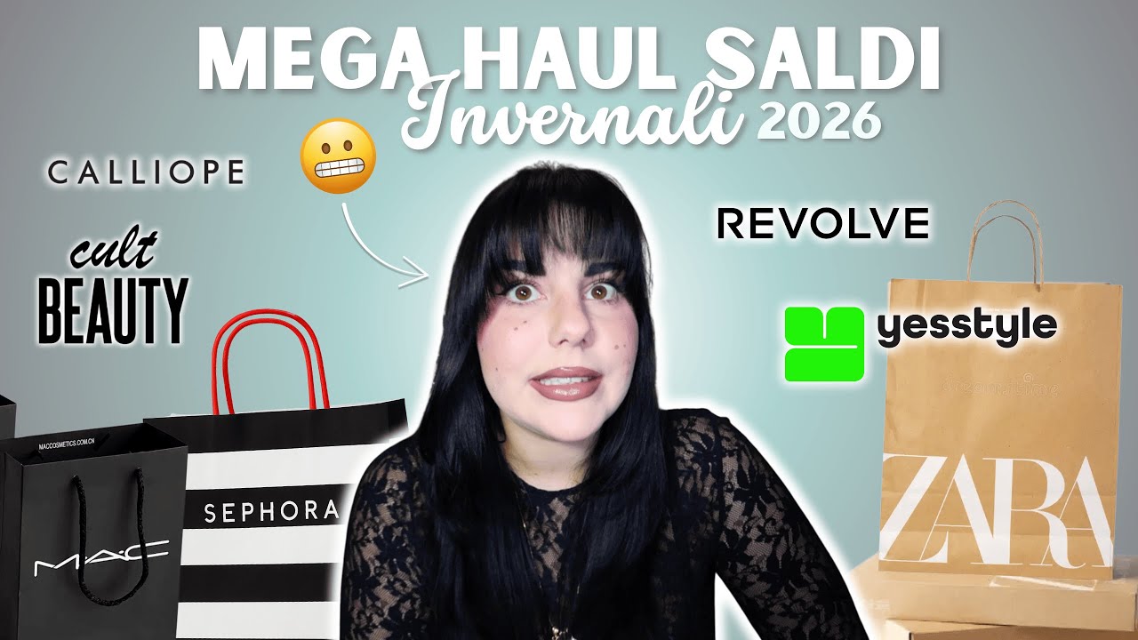 HAUL SALDI 2026 🛍️ | zara, sephora, cult beauty, revolve, calliope, yesstyle, mac 😳