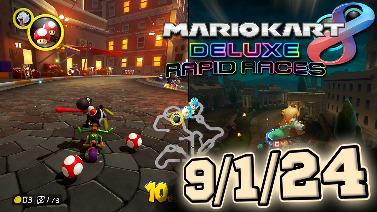 Mario Kart 8 Deluxe - Rapid Races - 9/1/24! (feat. ToonTris)