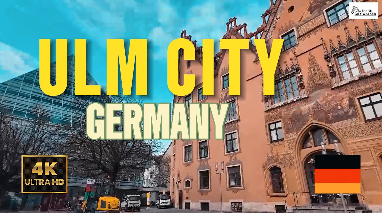 Walking Through Medieval Germany - Stunning Streets of Ulm in 4K!