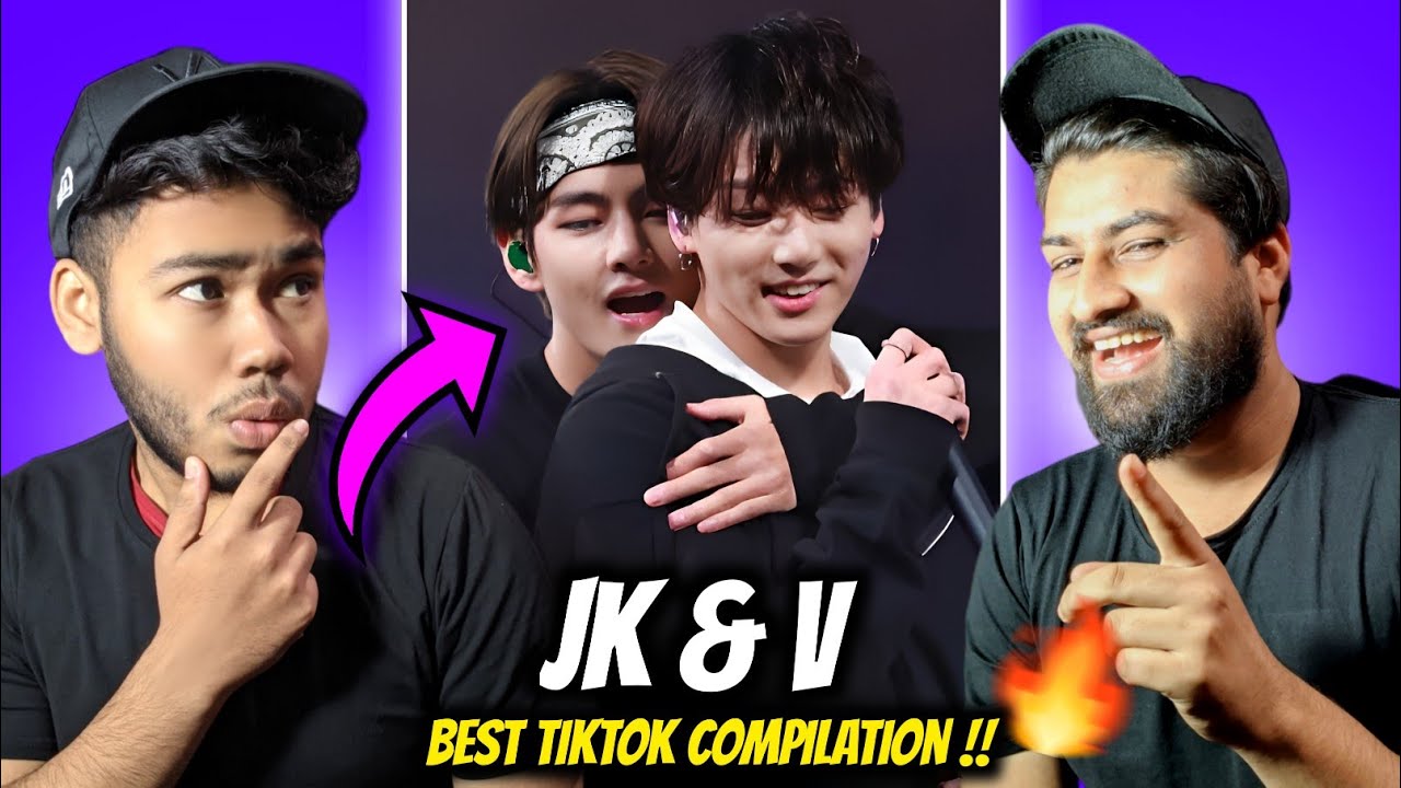 BTS Taekook (Taehyung & Jungkook) TikTok Edits - Reaction | BTS REACTION !!!