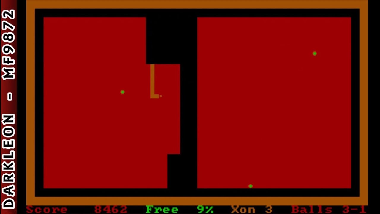 Antixonix © 1985 Pavlovsky, Gerasimov - PC DOS - Gameplay