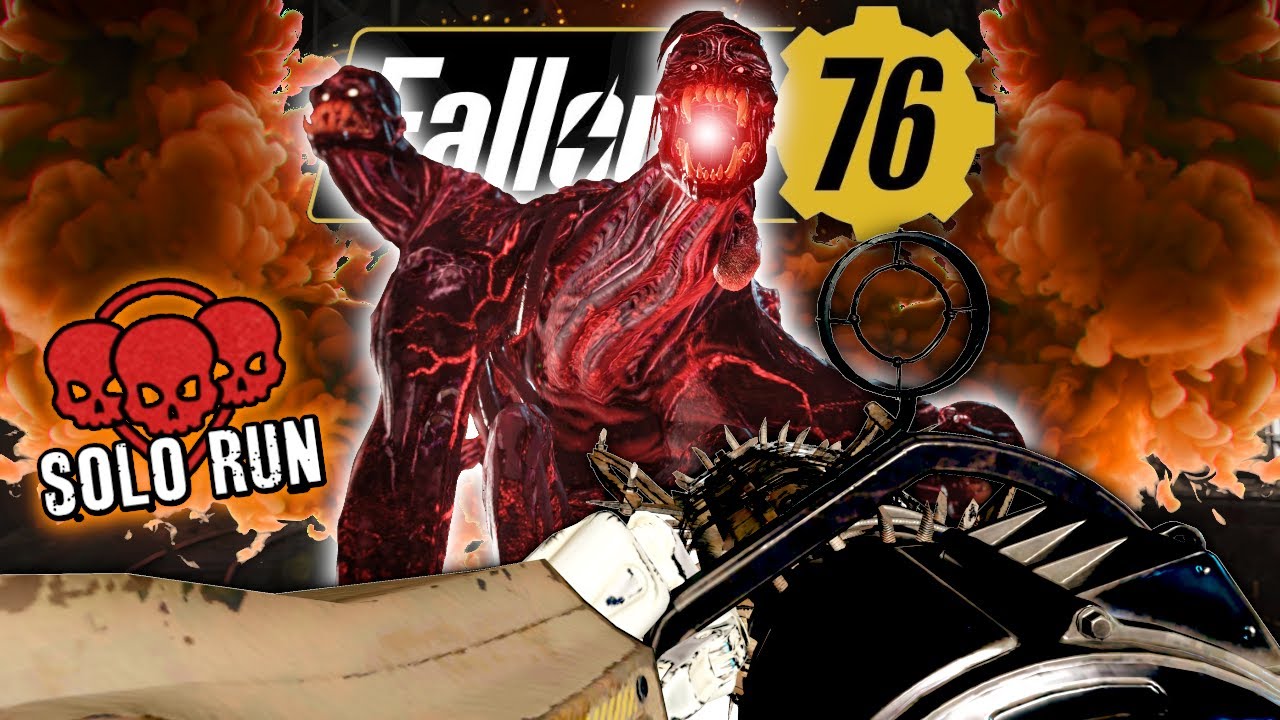 Fallout 76 - Minigun Shredder Vs Earle Williams SOLO RUN!!!!