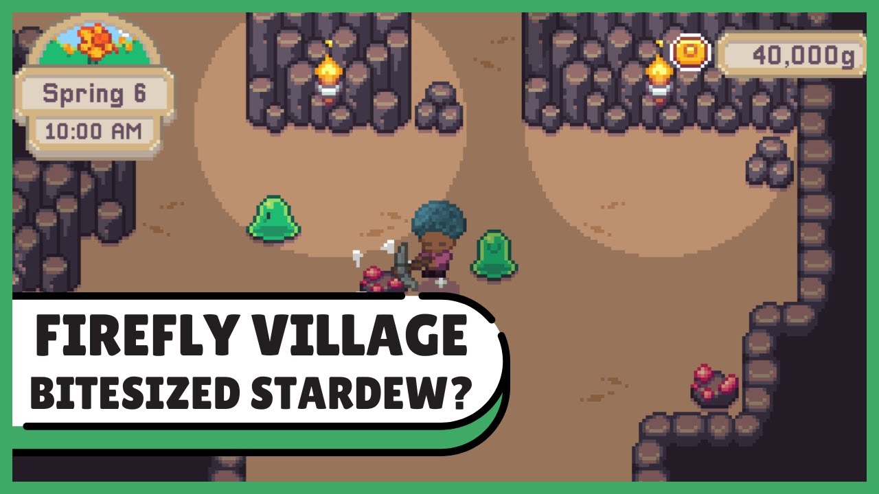 Is this Stardew in bitesize form? Explore the Magical Firefly Village!