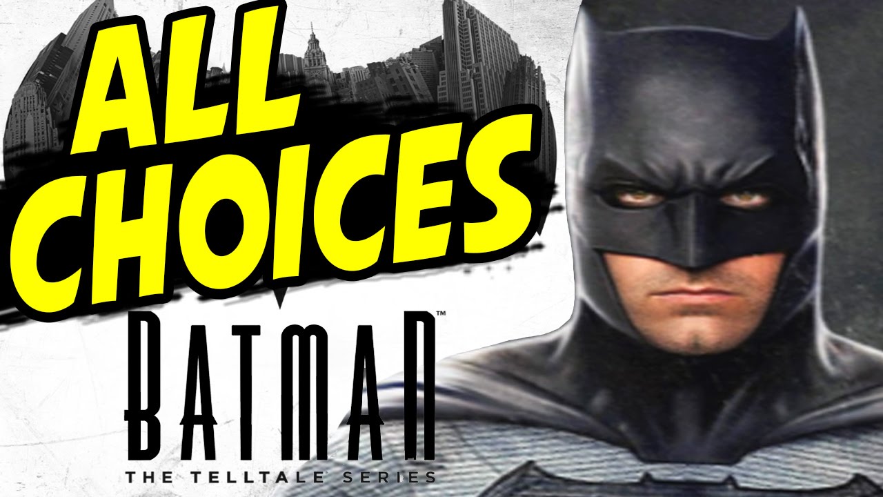 BATMAN The Telltale Series Episode 1 ALL CHOICES/ ALTERNATE CHOICES & OUTCOMES