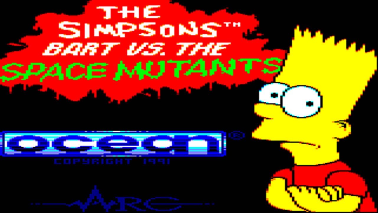 [Amstrad CPC] The Simpsons Bart Vs The Space Mutants - Longplay