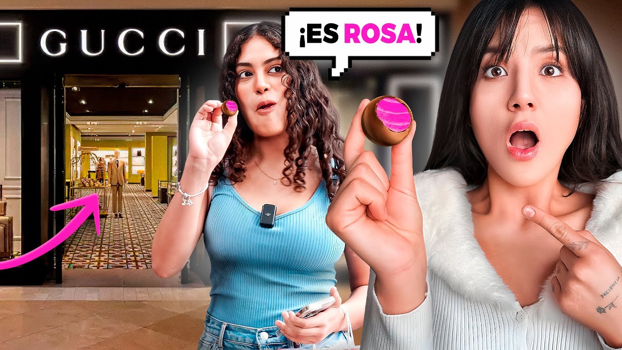 ADIVINA EL COLOR DEL CHOCOLATE Y TE COMPRO LO QUE QUIERAS