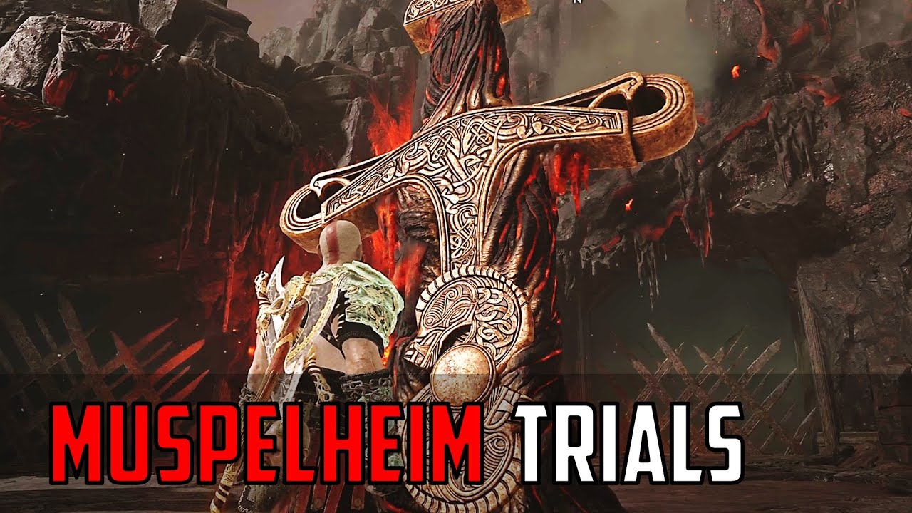 All Muspelheim Trials - God of War PS5 Side Quest Walkthrough - NG+ GMGOW