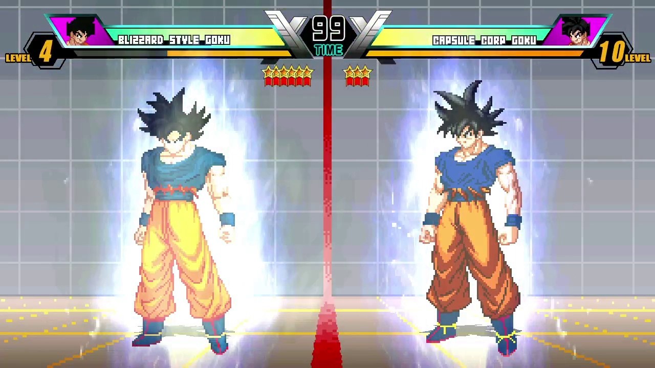 DBS Broly Movie Goku vs Capsule Corp Goku | PrimalSaiyanFury vs PerfectedPower | Jump Force MUGEN v6