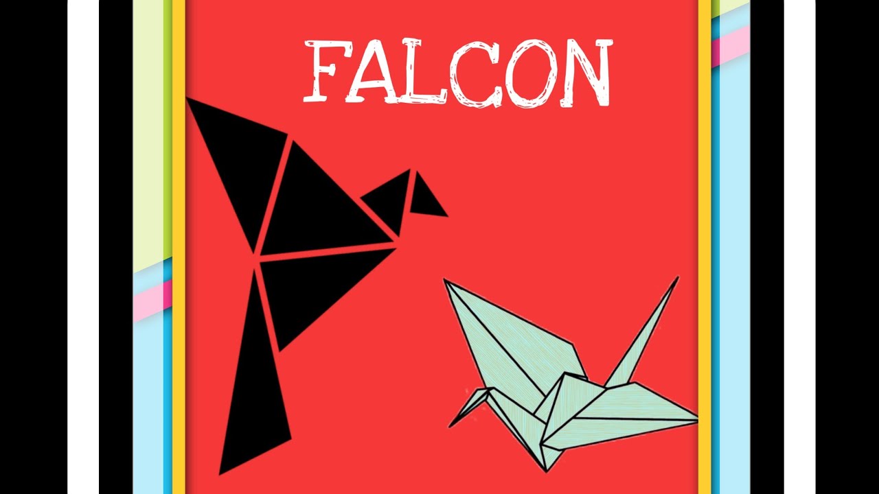How to make origami falcon