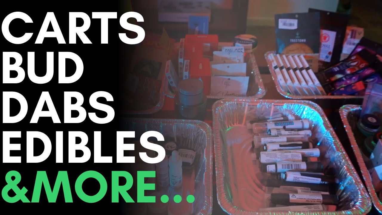 INSANE Cannabis Collection | Edibles, Carts, Dabs, Weed Haul from Michigan Cannabis Dispensaries