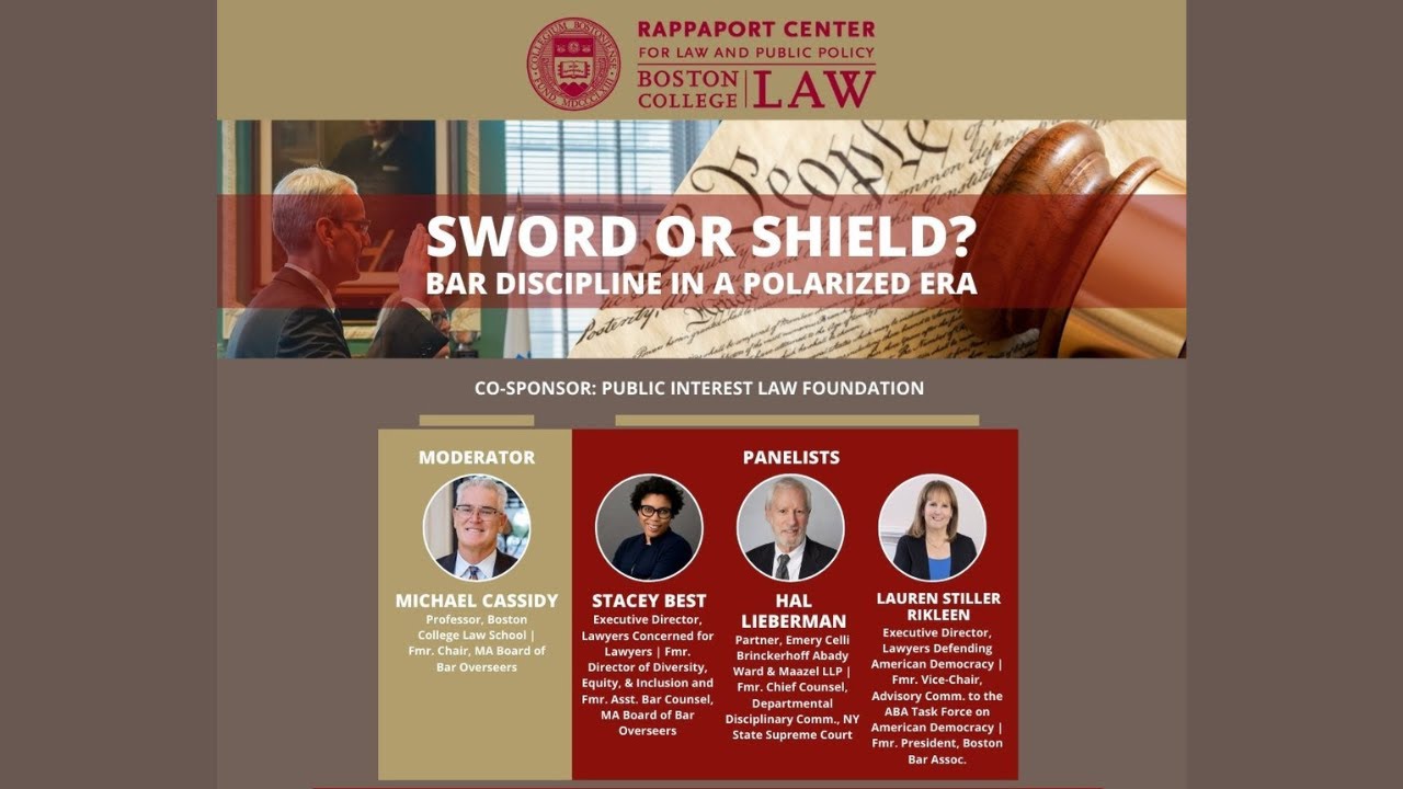 Sword or Shield? Bar Discipline in a Polarized Era