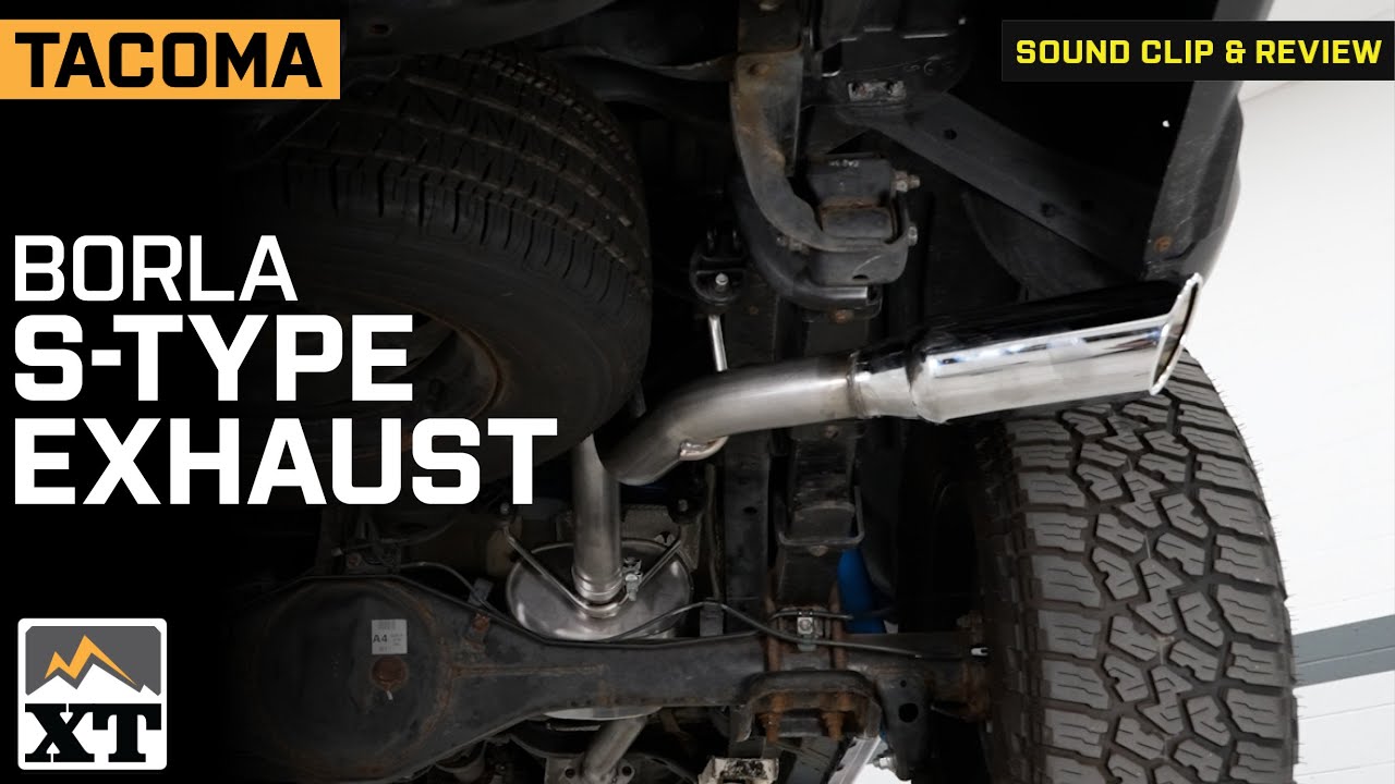 2016-2023 3.5L Tacoma Borla S-Type Single Exhaust System Review & Sound Clip
