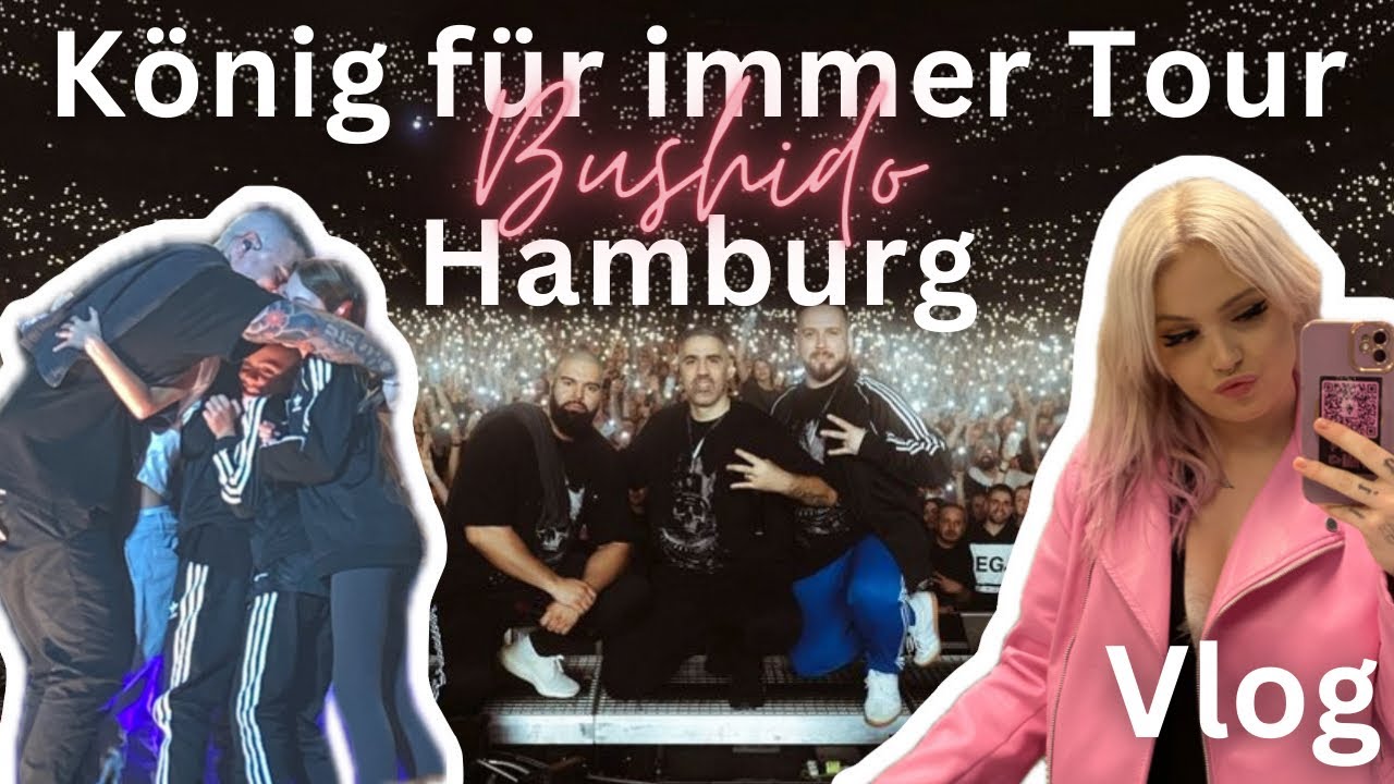 LAUTESTE STADT DER TOUR!! BUSHIDO KONZERT IN HAMBURG #VLOG