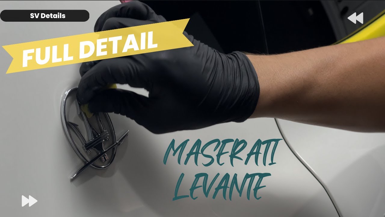 Maserati Levante - Wash, Polish, Coating - Full Detail (with an unfortunate ending..)