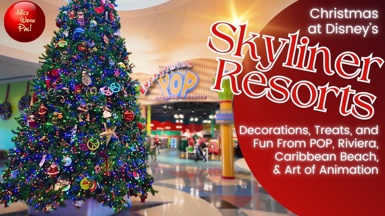 It's a Skyliner Christmas - Check out the decorations at the Skyliner Resorts!