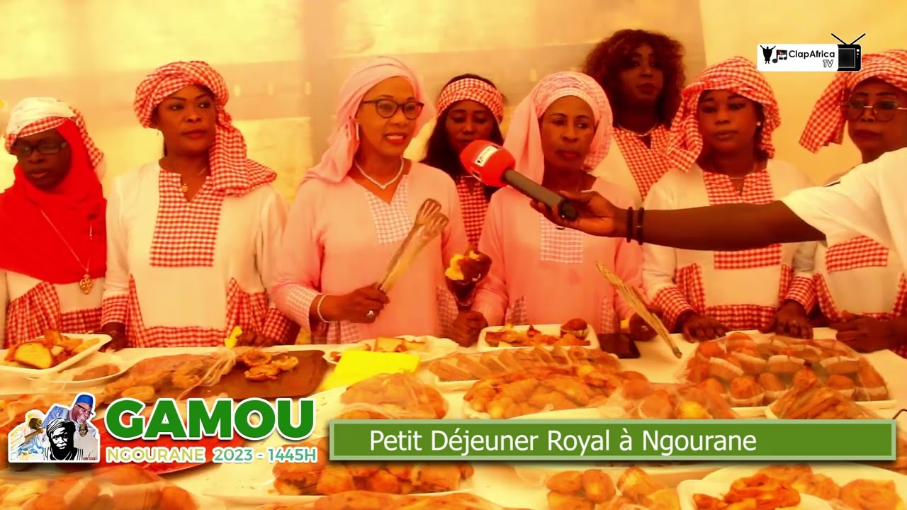GAMOU NGOURANE 2023 : petit déjeuner royal chez le Khalif Cheikh Makhtar Seck