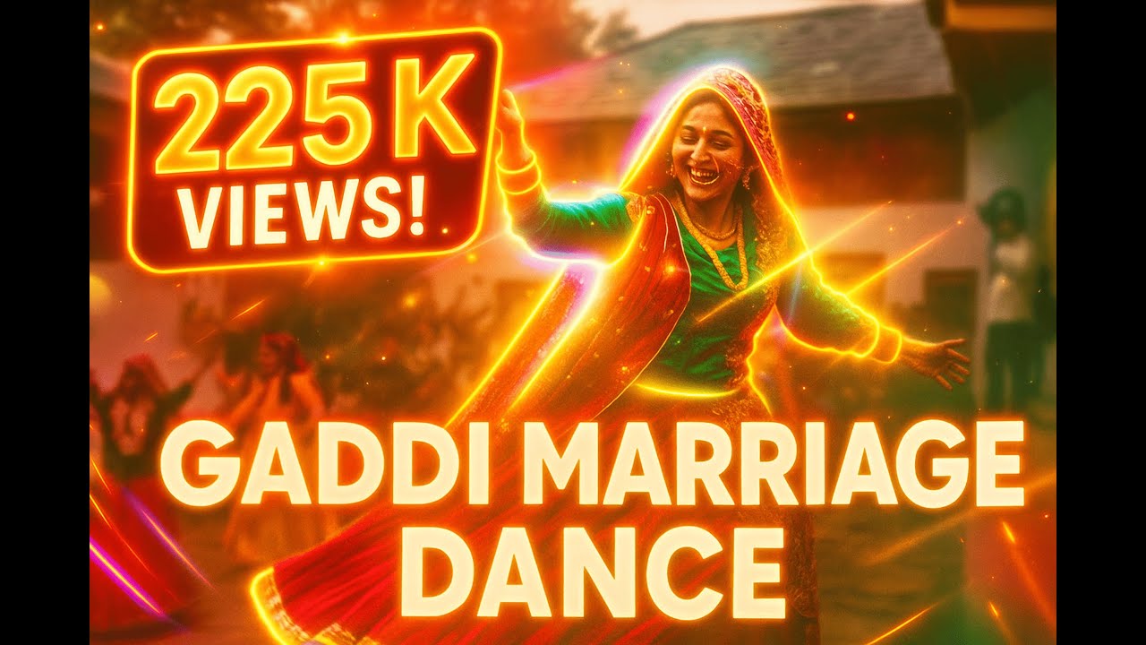 Gaddi Marriage Dance in Palampur - Himachali Culture - Pahari Dance #gaddi #marriage #dance