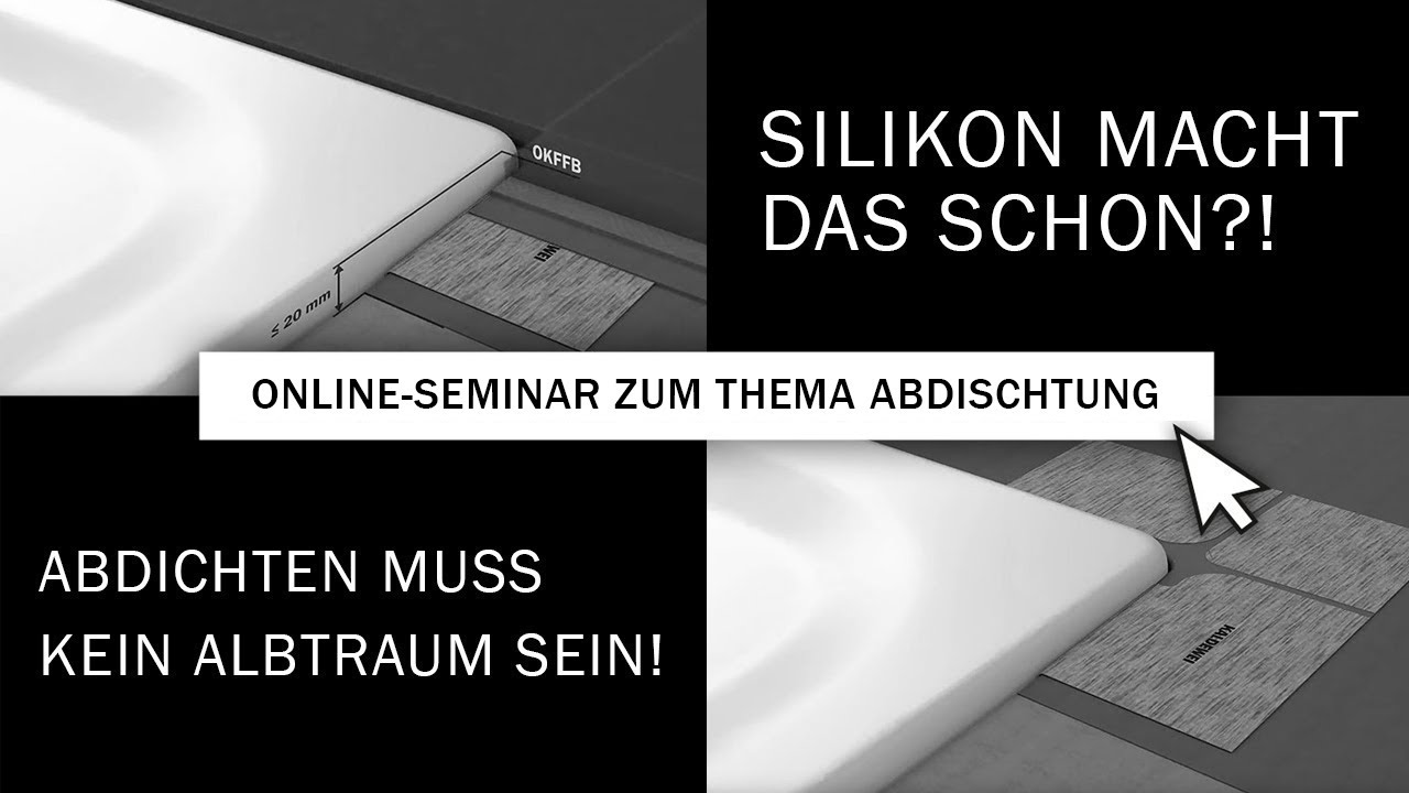 KALDEWEI ONLINE-SEMINAR: Abdichten nach Norm 