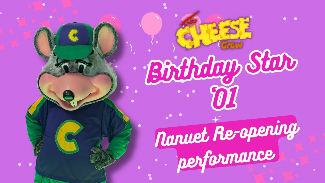 Chuck E Cheese LIVE: Birthday Star ‘01 | Nanuet, NY Grand Reopening