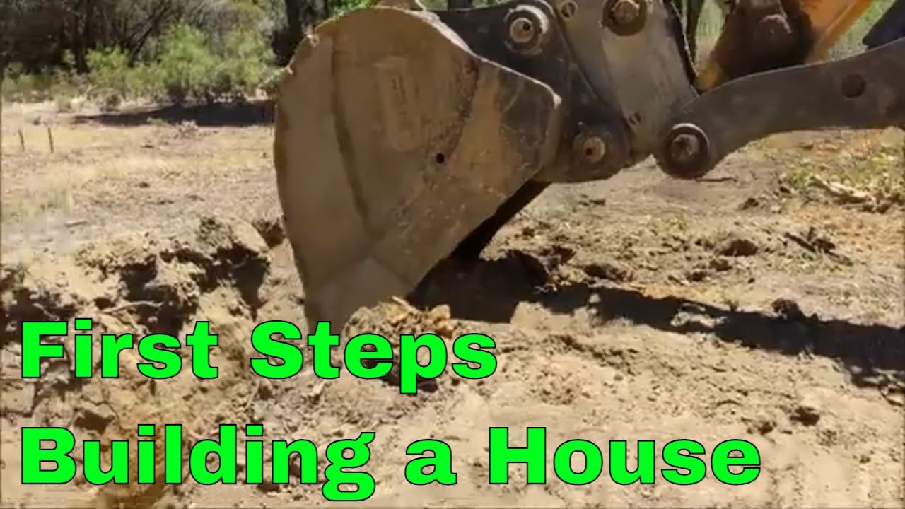 Building a House #2, Excavating, Permit, House Pad