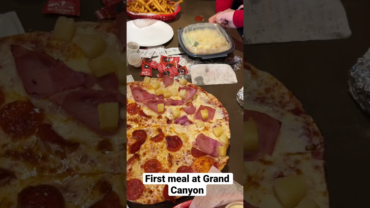 We cook pizza & pasta at Grand Canyon