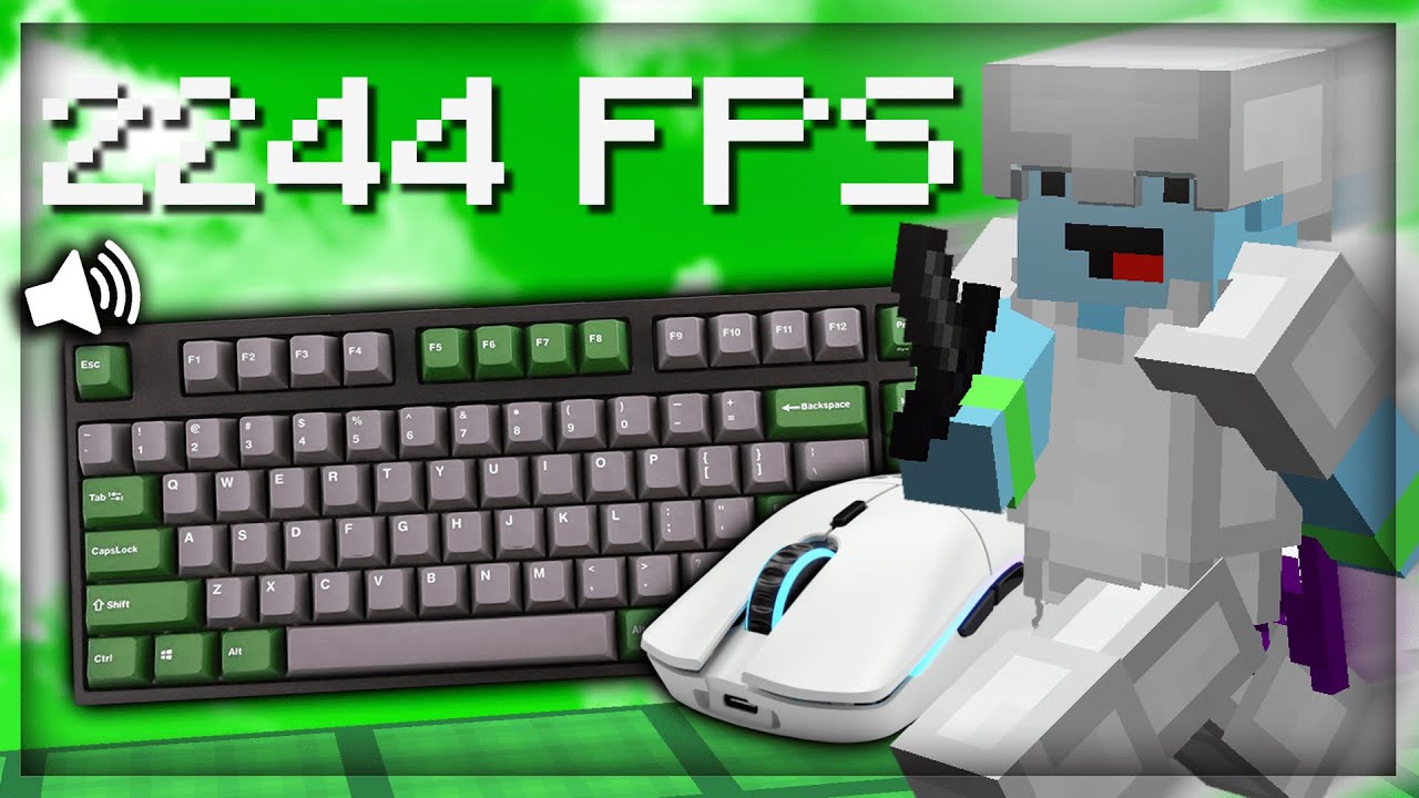 Smooth Keyboard & Mouse Sounds | Hypixel Bedwars