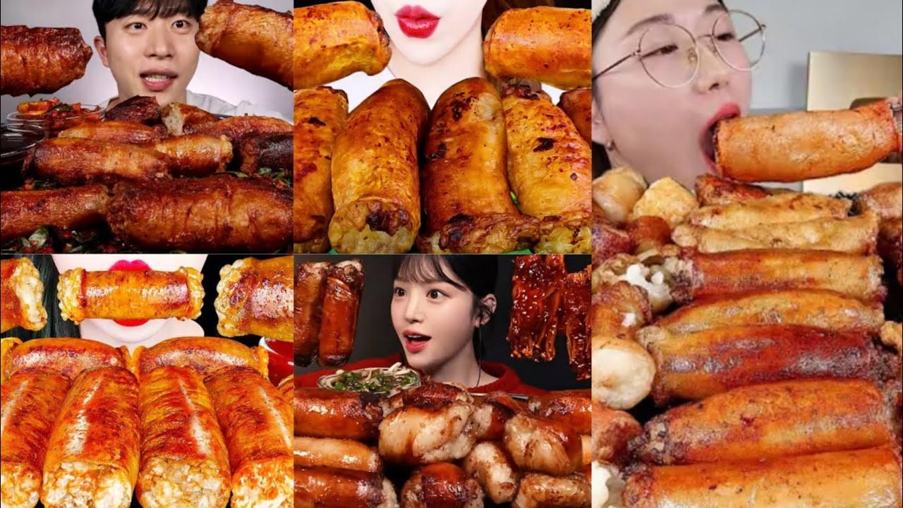 ASMR MUKBANG | DAECHANG *GRILLED BEEF LARGE INTESTINES *ONLY BITES