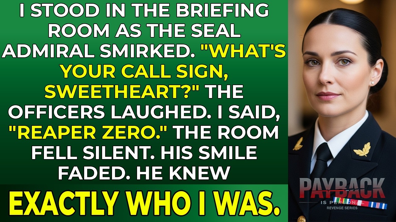 The SEAL Admiral Laughed at My Call Sign — Until ‘Reaper Zero’ Made Him Freeze in Shock.