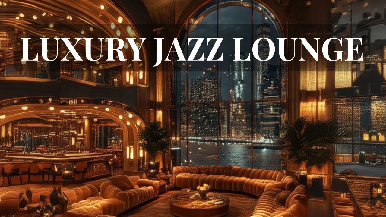 Live 🔴: Luxury Jazz Ambiance Live Stream - Smooth Saxophone Background Music for Relaxation & Focus