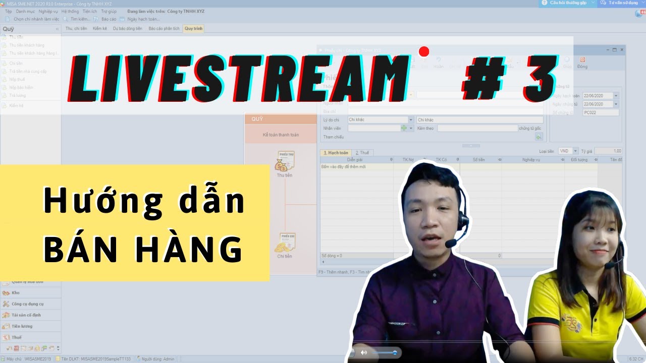 LIVESTREAM # 3 | Hướng dẫn nhập liệu BÁN HÀNG trên MISA SME