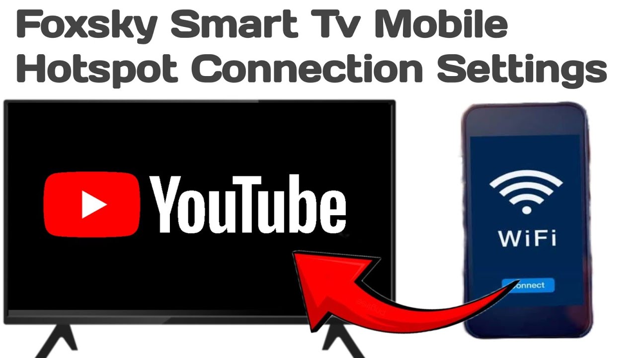 Foxsky Smart tv Mobile Hotspot Connection // Foxsky Smart tv Wi fi Connection Settings