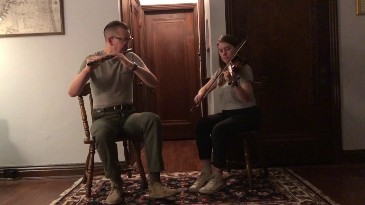 The Girls of Bainbridge/Cherish the Ladies | Will Woodson & Caitlin Finley, Irish Flute and Fiddle