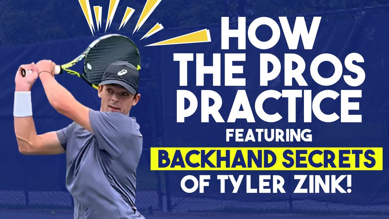 Inside Pro Backhand Training with Tyler Zink | RCW Athletic Club Tennis Drill Series