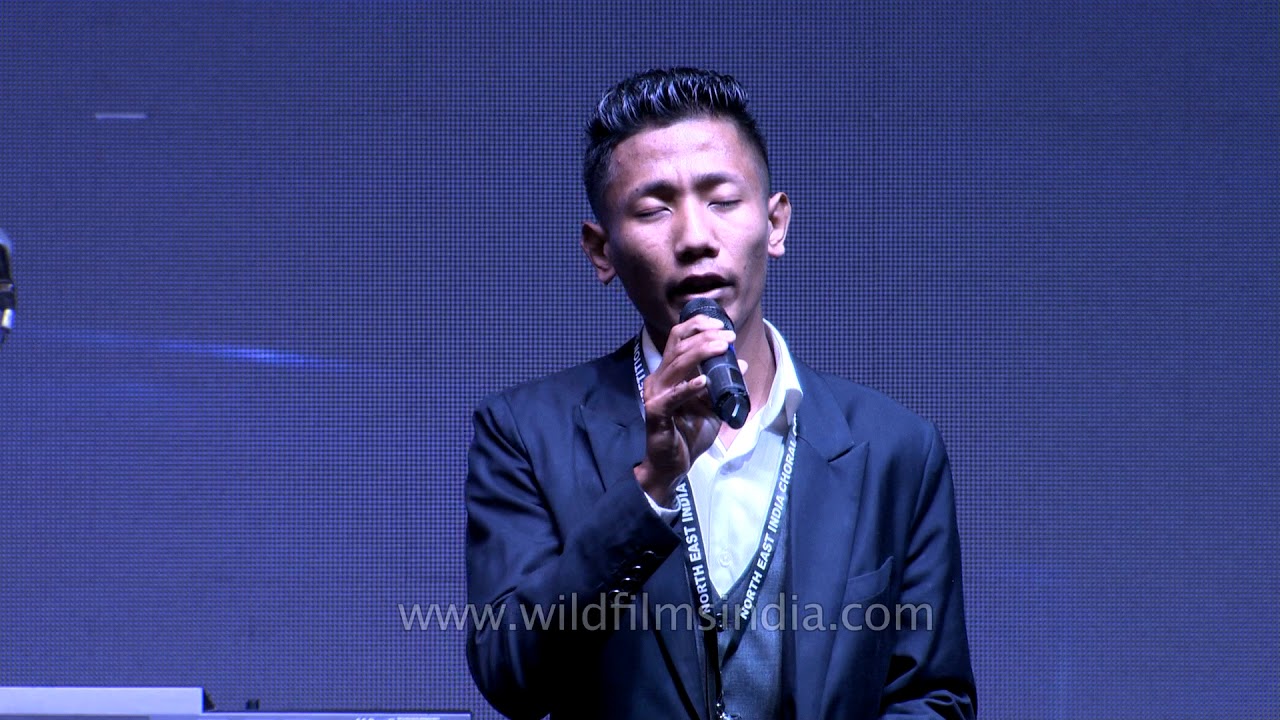 Jajai Singsit performs 'I'd rather have Jesus' at a choral competition