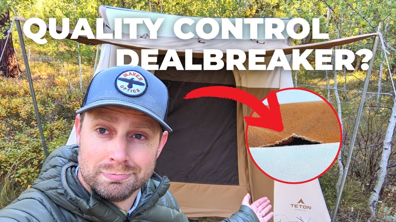 HOLES in a Brand New Tent?! TETON MESA Tent Review