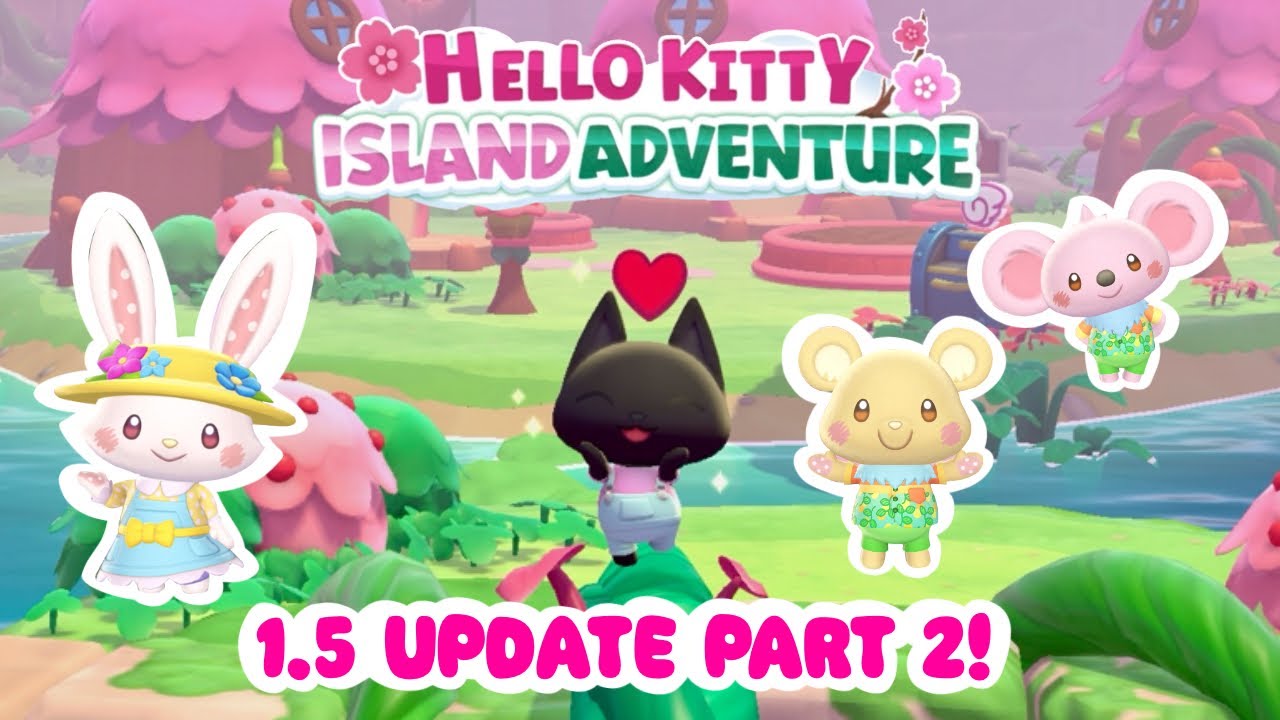 1.5 UPDATE PART 2! 🌷🐰Hello Kitty Island Adventure + Merry Meadow, new visitors, Wish Me Mell