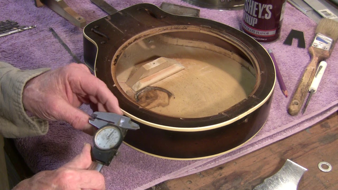 DOBRO MANDOLIN NECK RESET AND RESTORATION