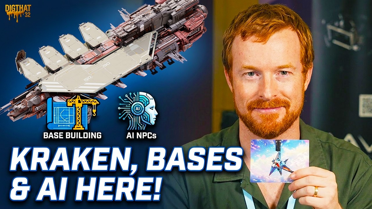 Drake Kraken, Base Building, AI NPCs, and the Future of Star Citizen