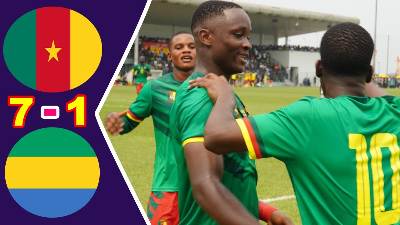 cameroun 🆚 Gabon  (7-1) résumé de la rencontre : tournoi uniffac u17 douala 2025