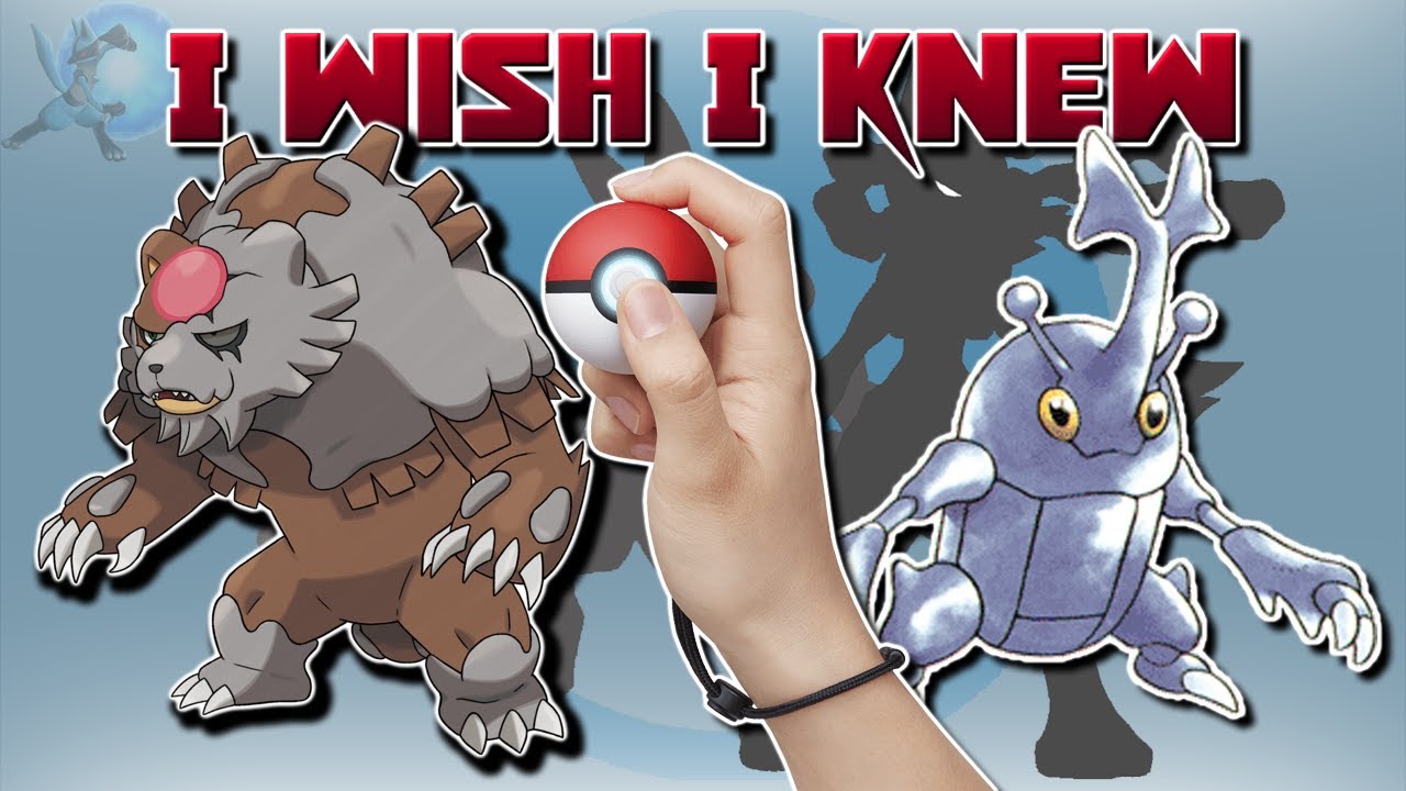 Things I wish I knew before playing Pokémon