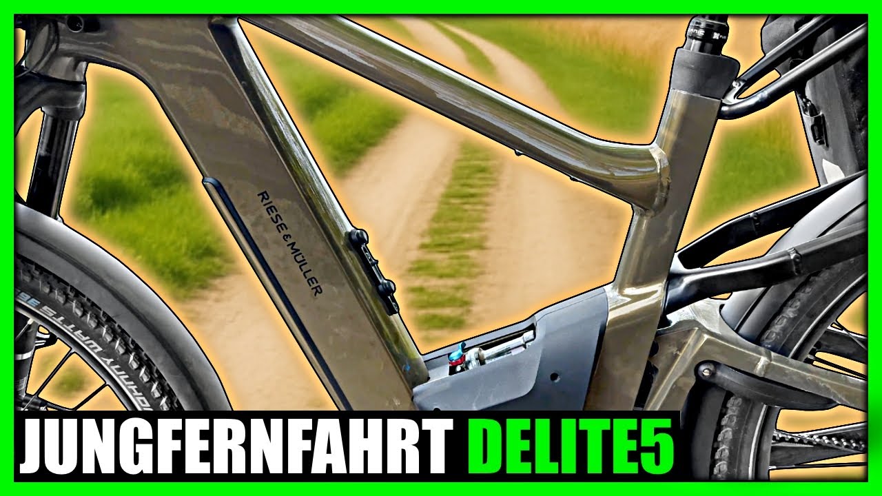 Jungfernfahrt Riese und Müller Delite5 Pinion MGU Automatik